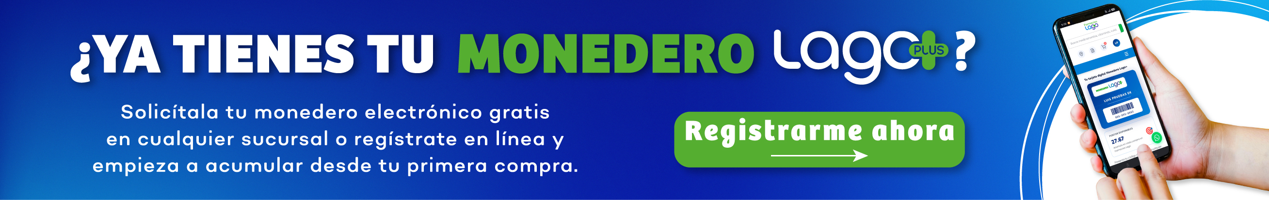 Promoción Monedero Lago